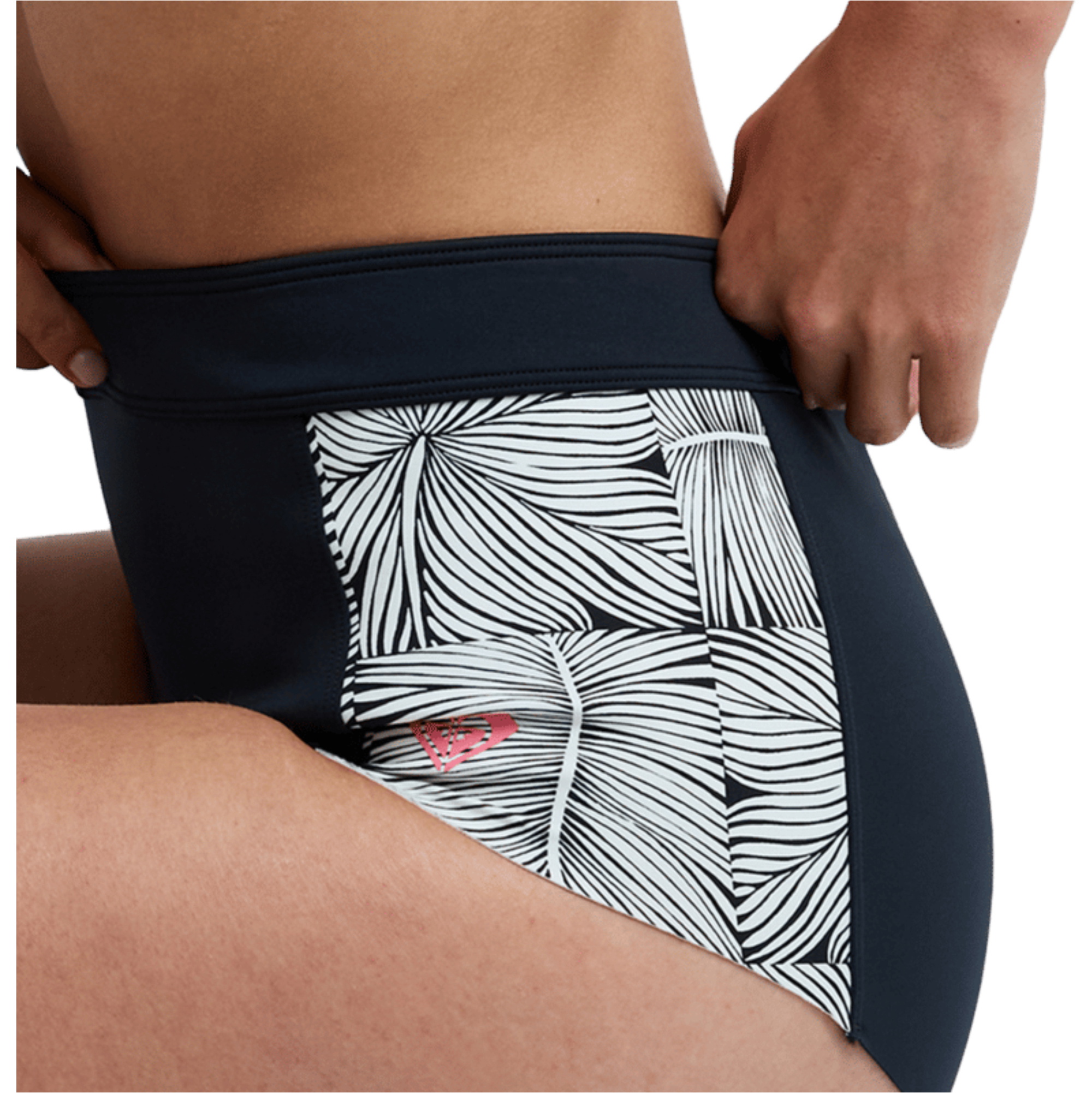 2026 Roxy Womens Pro Surf Classic Bikini Bottoms ERJX405252 - Anthracite Popiscus